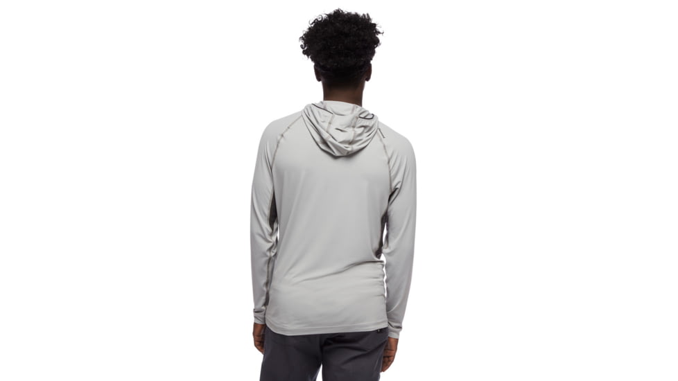 Black Diamond Alpenglow Pro Hoody - Mens, Pewter, Large, AP7520931016LRG1