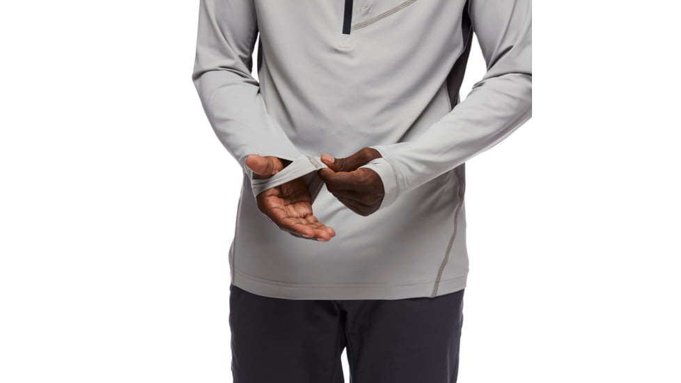Black Diamond Alpenglow Pro Hoody - Mens, Pewter, Large, AP7520931016LRG1