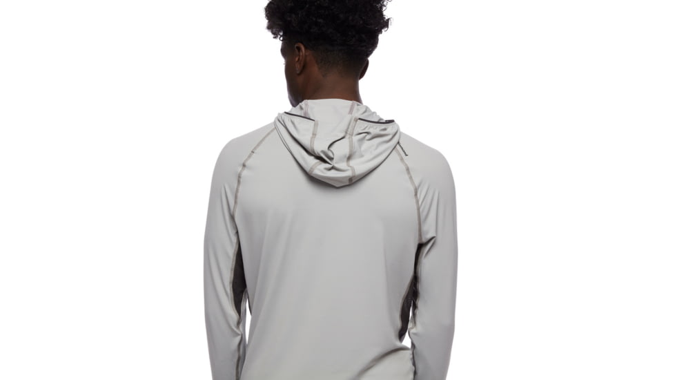 Black Diamond Alpenglow Pro Hoody - Mens, Pewter, Large, AP7520931016LRG1