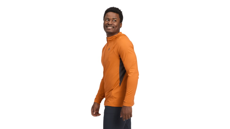 Black Diamond Alpenglow Pro Hoody - Mens, Saffron, Small, AP7520938012SML1