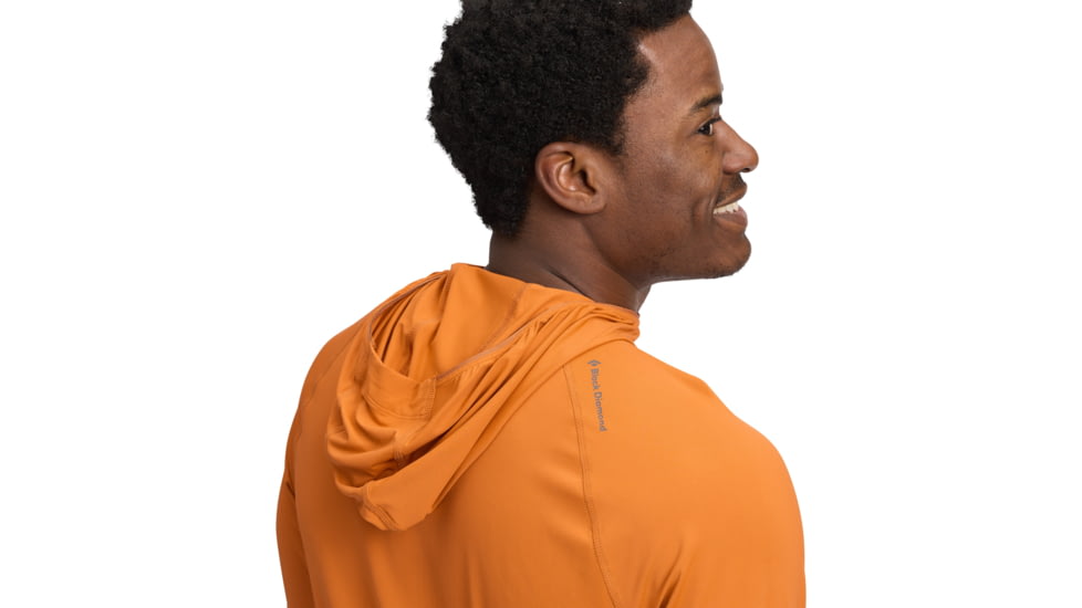 Black Diamond Alpenglow Pro Hoody - Mens, Saffron, Small, AP7520938012SML1
