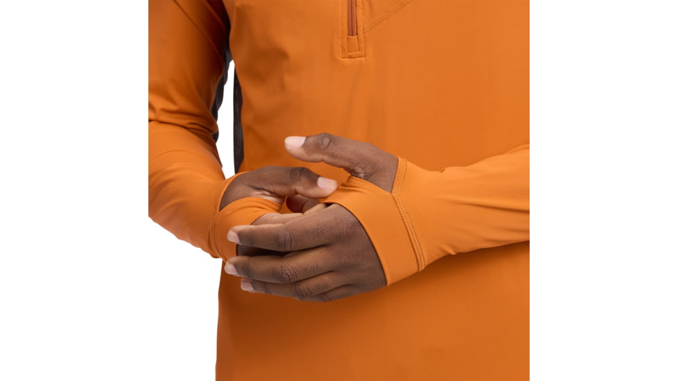 Black Diamond Alpenglow Pro Hoody - Mens, Saffron, Small, AP7520938012SML1