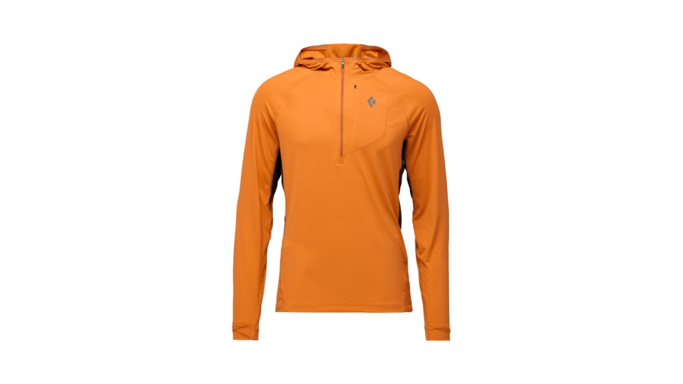 Black Diamond Alpenglow Pro Hoody - Mens, Saffron, Small, AP7520938012SML1
