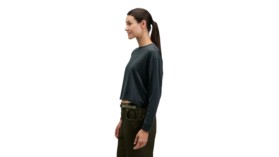 Black Diamond Circuit Long Sleeve Tee - Womens, Black, Medium, AP7520170002MED1