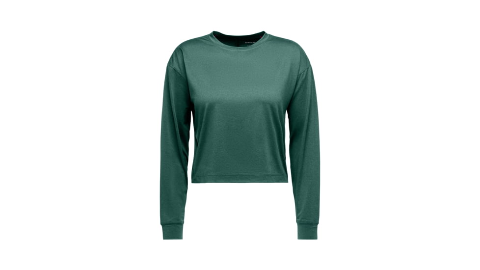 Black Diamond Circuit Long Sleeve Tee - Womens, Deep Woods, Large, AP7520173062LRG1