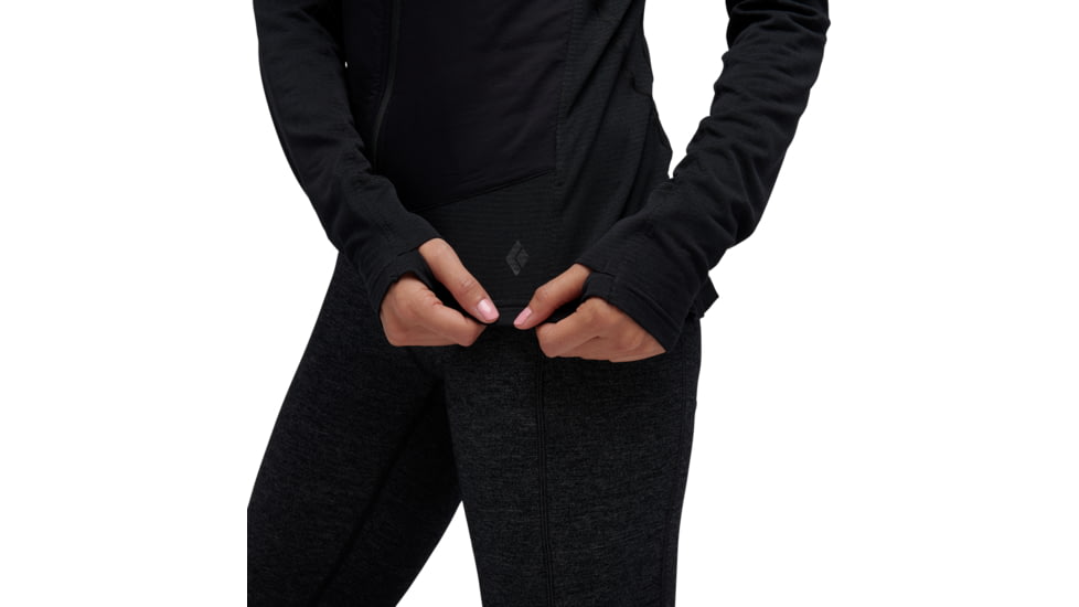 Black Diamond Coefficient LT Hybrid Hoody - Womens, Black, Medium, AP7440560002MED1