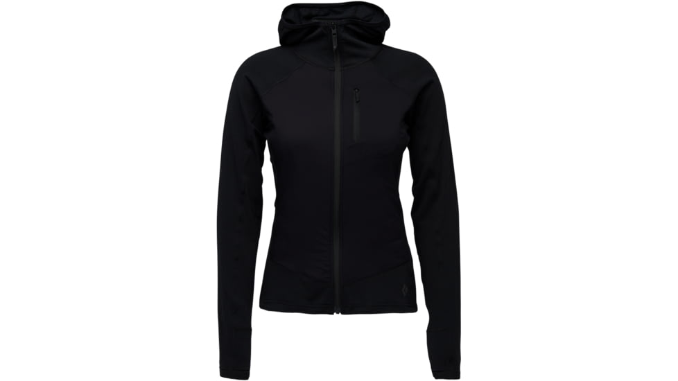 Black Diamond Coefficient LT Hybrid Hoody - Womens, Black, Medium, AP7440560002MED1