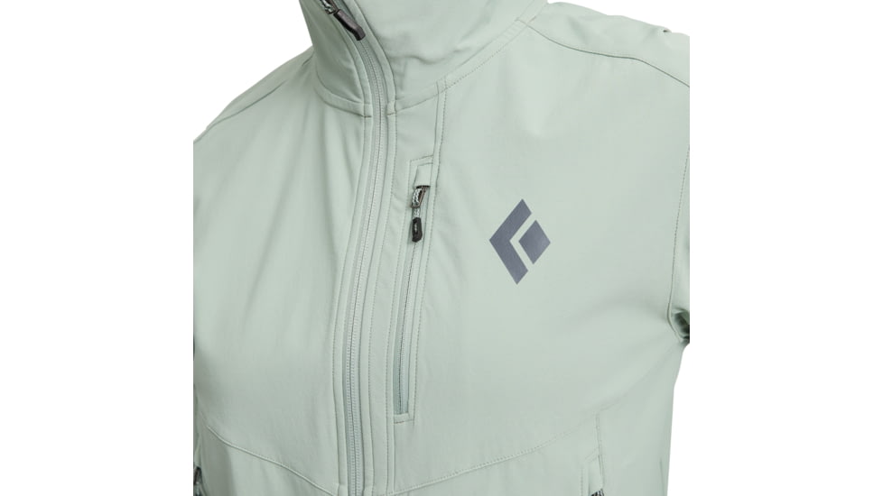 Black Diamond Dawn Patrol Softshell - Womens, Agave, Medium, AP7470073061MED1
