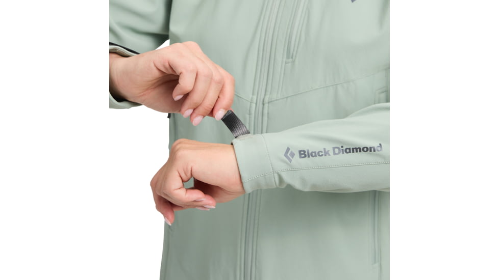 Black Diamond Dawn Patrol Softshell - Womens, Agave, Medium, AP7470073061MED1