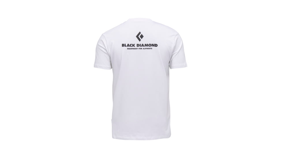 Black Diamond Equipment for Alpinists Short Sleeve Tee - Mens, White, Large, APYL4X1006LRG1