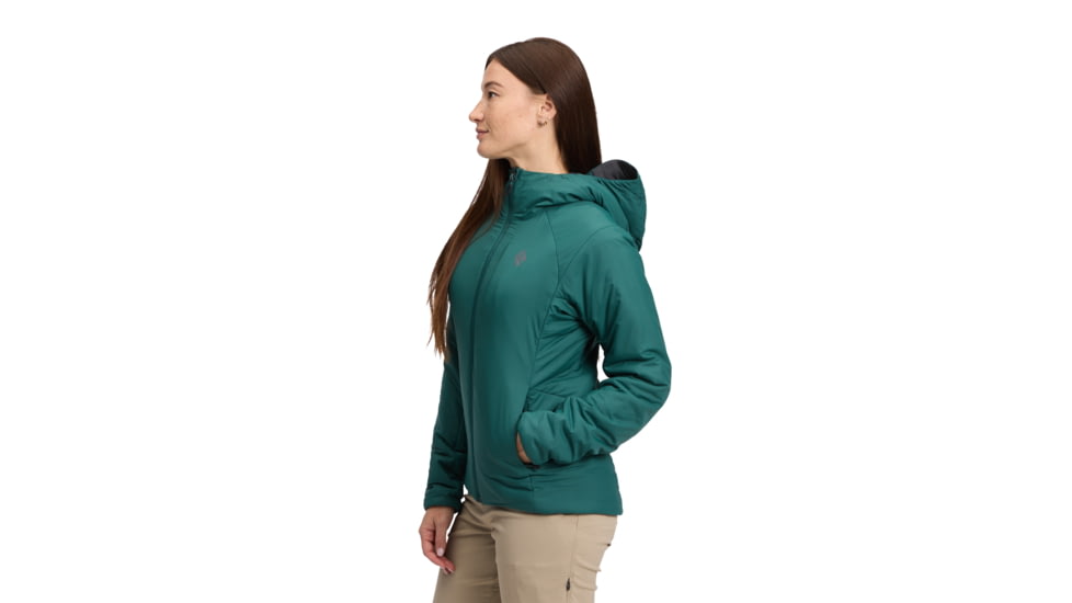 Black Diamond First Light 2.0 Stretch Hoody - Womens, Deep Woods, Small, AP7522643062SML1