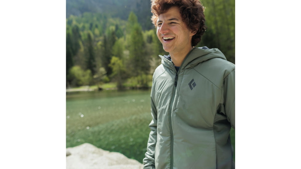 Black Diamond First Light Hybrid Hoody - Men's, Iron Red, Large, AP7522656053LRG1