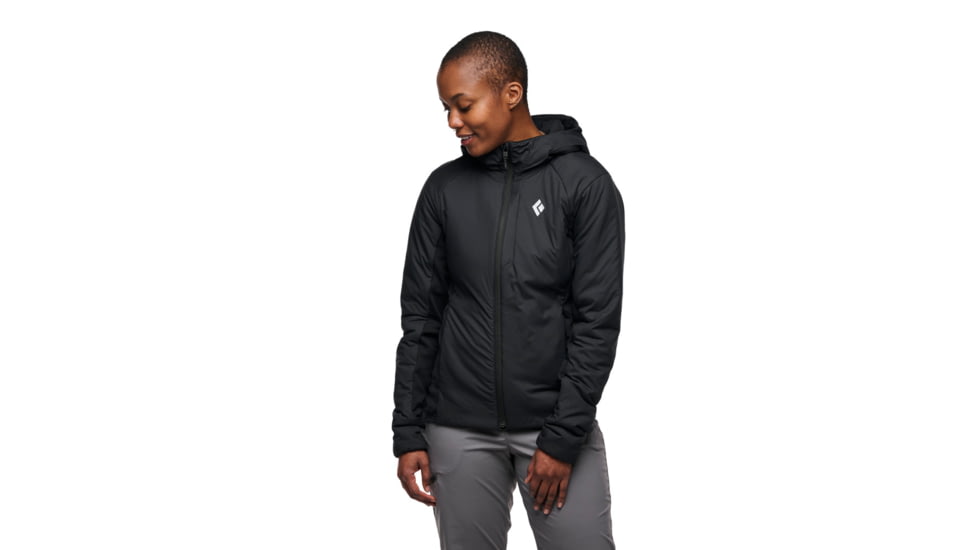 Black Diamond First Light Hybrid Hoody - Womens, Black, Medium, AP7522660002MED1