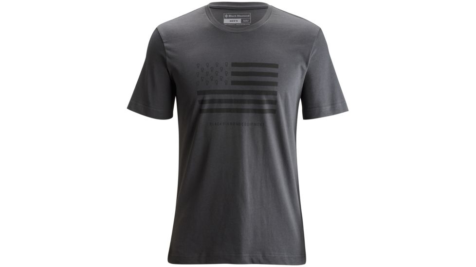 Black Diamond Greenwood Tee - Men's -Smoke-Small