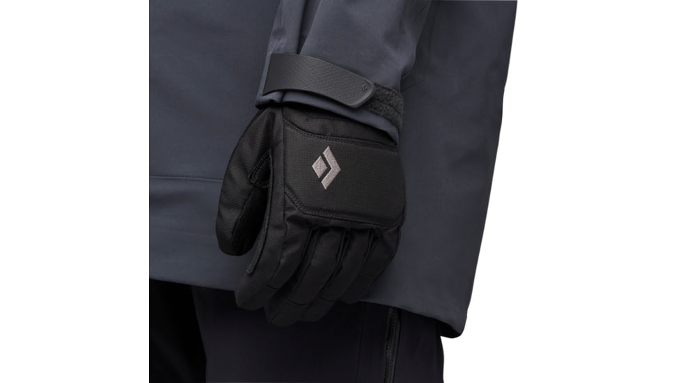 Black Diamond Mission Gloves, Black, Large, BD8010590002LRG1