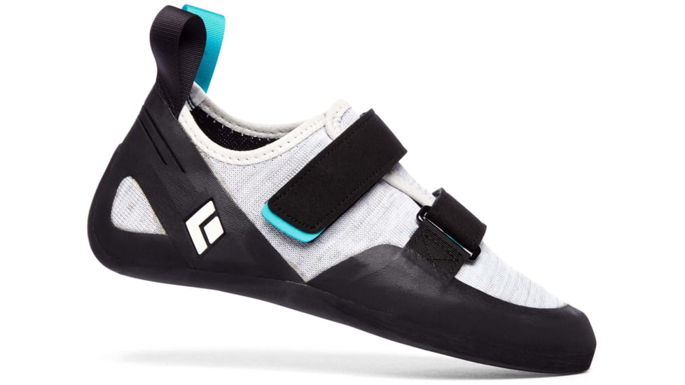 Black Diamond Momentum Climbing Shoes - Womens, Black/Alloy, 8.5, BD57010693090851