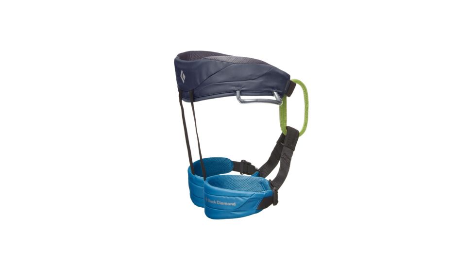 Black Diamond Momentum Kid's Harness, Kingfisher BD651077KFSHALL1