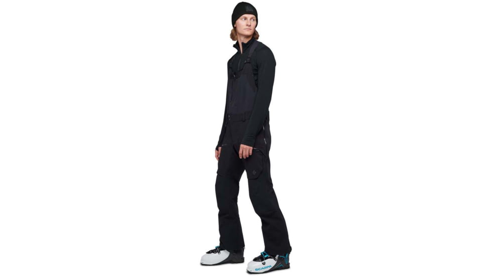 Black Diamond Recon Stretch Pro Bibs - Mens, Small, Black, AP7410220002SML1