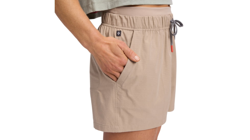 Black Diamond Sequence Shorts - Womens, Moonstone, Small, AP7501592018SML1