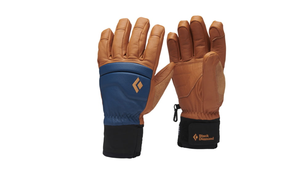 Black Diamond Spark Gloves, Henna-Ink Blue, Large, BD8011309498LRG1