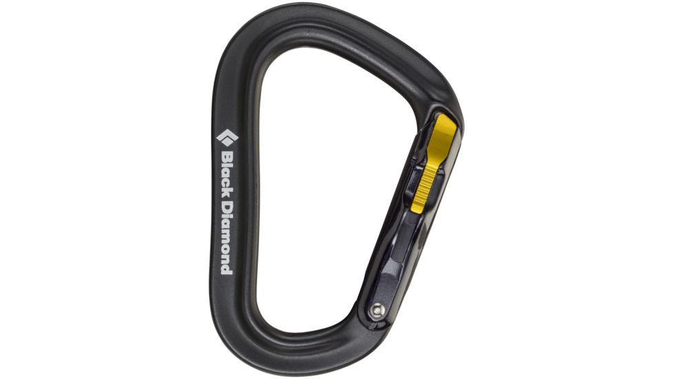 Black Diamond Vaporlock Magnetron Carabiner-Black/Yellow