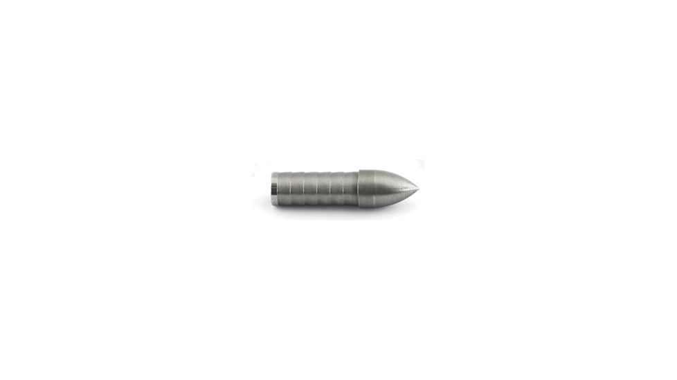 Black Eagle Arrows Challenger &amp; PS23 Glue-In Adjustable Weight Target Point - 100 - Dozen, Silver, 100 grains CHAL-PS23-ADJ-PT-100-0001