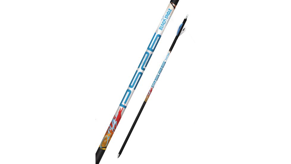Black Eagle Arrows PS26 Dan McCarthy Premium Signature Series - 250, Black, White, Blue, 250 Spine PS26-0001