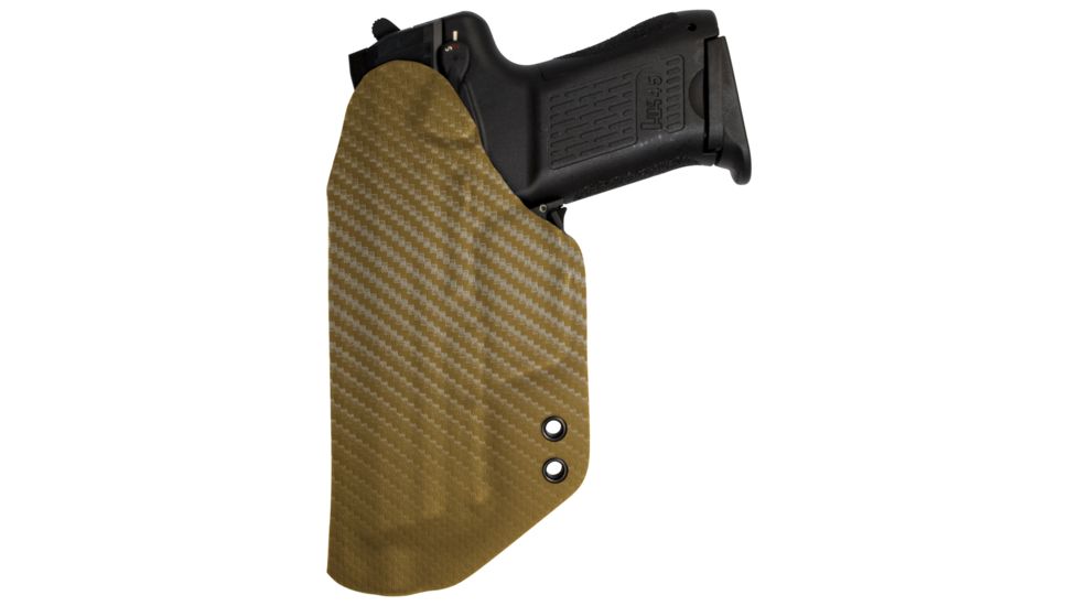 Black Rhino Concealment IWB Holster System, S&amp;W M&amp;P 22 Compact, Right Handed Shooter, Cant 10 Degrees, Carbon Fiber Coyote Brown,, 191204359824