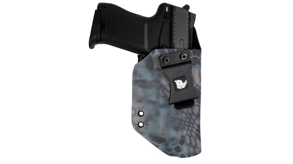 Black Rhino Concealment Concealed Carry IWB Holster System / Glock, Model Glock 20/21, Left Handed Shooter, Cant 0 Degrees, Kryptek Neptune, 191204379723