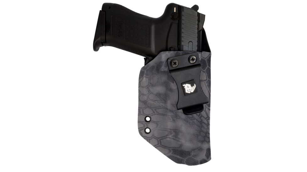 Black Rhino Concealment Concealed Carry IWB Holster System / Glock, Model Glock 20/21, Left Handed Shooter, Cant 0 Degrees, Kryptek Raid, 191204379747