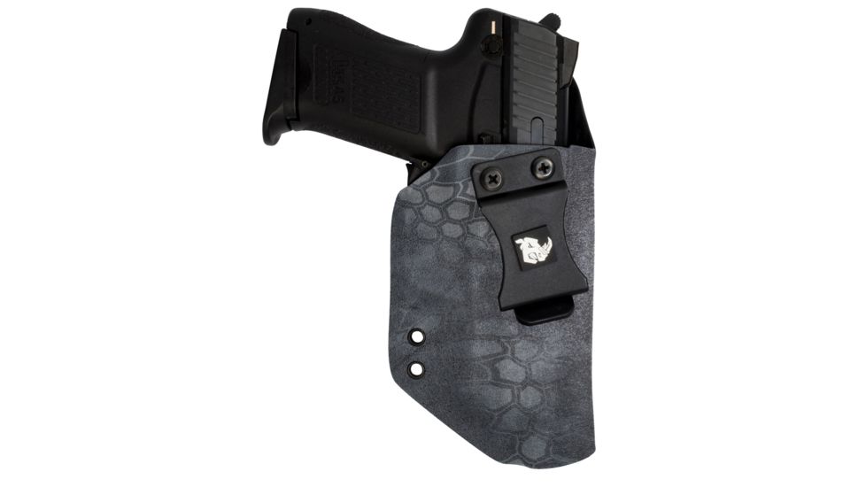 Black Rhino Concealment Concealed Carry IWB Holster System / Glock, Model Glock 20/21, Left Handed Shooter, Cant 0 Degrees, Kryptek Typhon, 191204379754