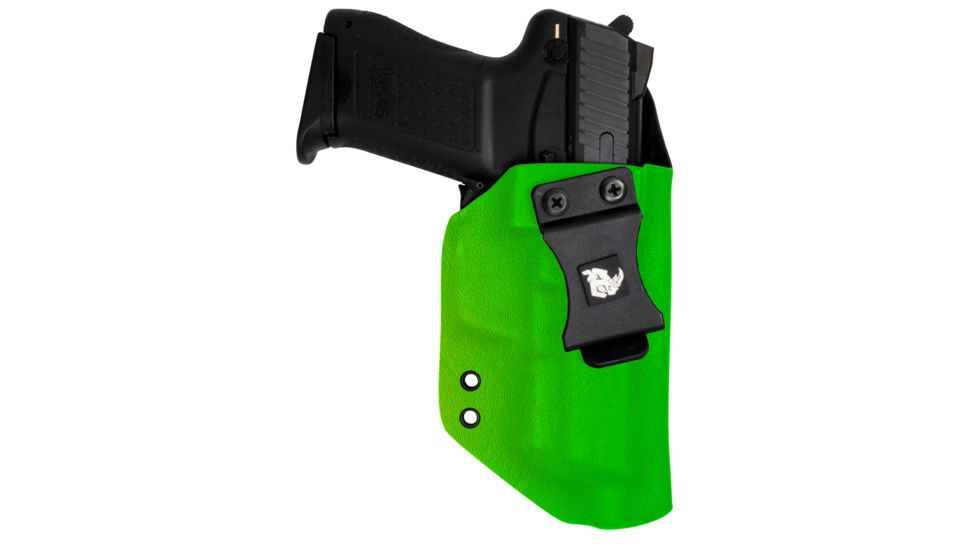 Black Rhino Concealment Concealed Carry IWB Holster System / Glock, Model Glock 20/21, Left Handed Shooter, Cant 0 Degrees, Zombie Green, 191204289084