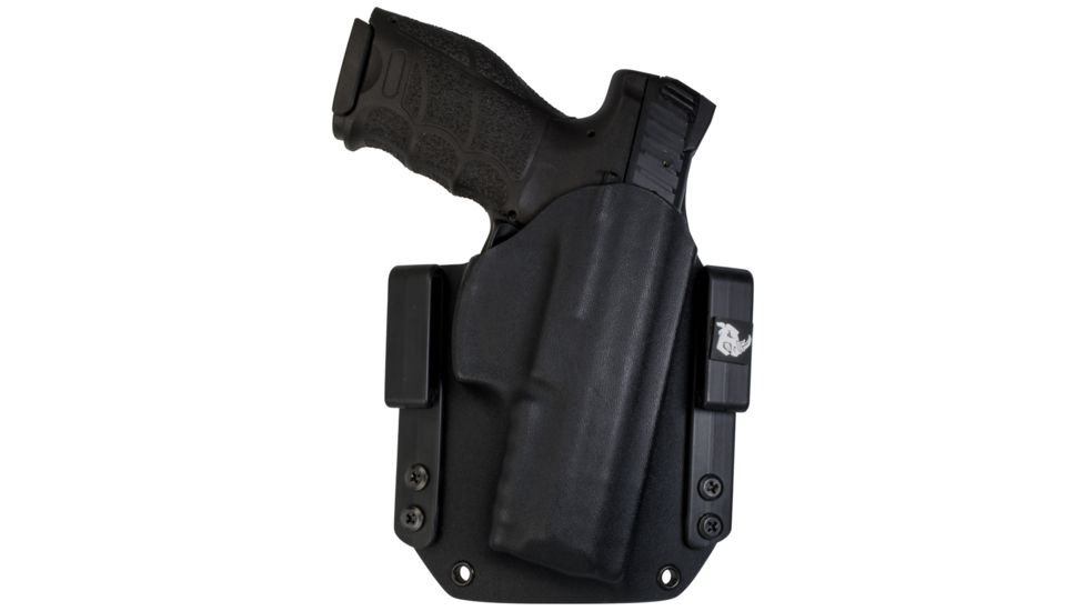 Black Rhino Concealment Tactical Carrier OWB Holster System w/ Light Holster - Springfield Armory, Model Springfield Armory XD .45 5in, Left Handed Shooter, Cant 0 Degrees, Black, 191204831924