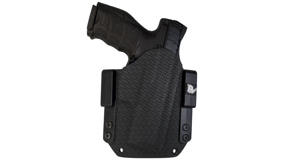 Black Rhino Concealment Tactical Carry Holster System w/ Light Holster - Glock, Model Glock 29/30 Gen 4, Left Handed Shooter, Cant 0 Degrees, Basketweave, 191204341157