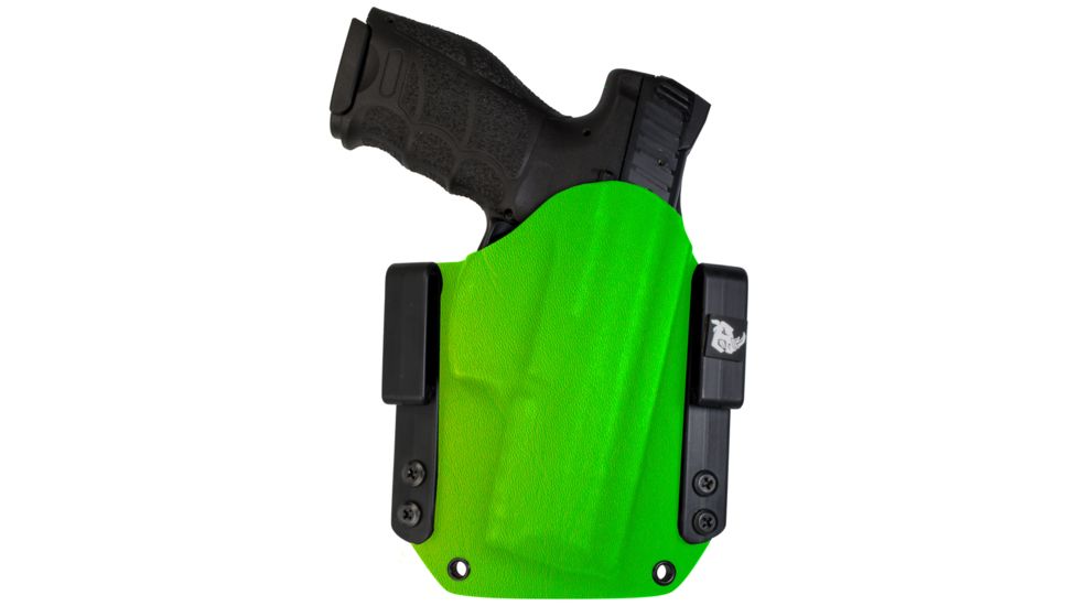 Black Rhino Concealment Tactical Carry Holster System w/ Light Holster - Sphinx, Model Sphinx SDP Compact, Right Handed Shooter, Cant 15 Degrees, Zombie Green, 191204827583