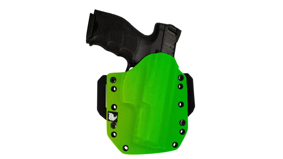 Black Rhino Concealment Tactical Carry Holster System w/ Light Holster - Sphinx, Model Sphinx SDP Compact, Right Handed Shooter, Cant 15 Degrees, Zombie Green, 191204827583