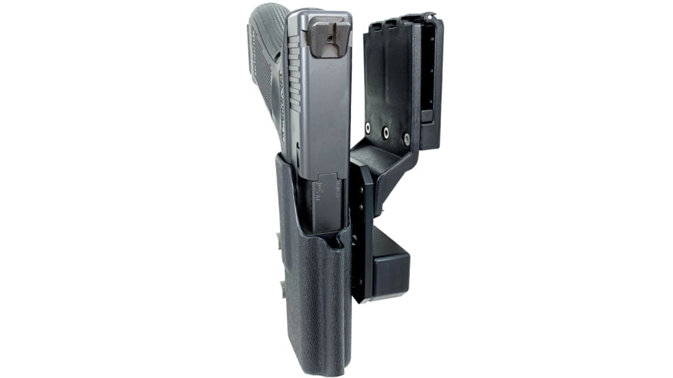 Black Scorpion Outdoor Gear Glock 17, 19, 19X, 22, 44, 45 Pro Competition Holster, Left Hand, Black, HC04-USPSA-GL17BKLH