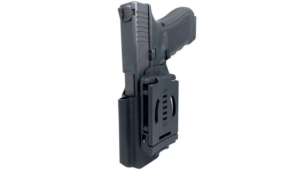 Black Scorpion Outdoor Gear Glock 17, 19, 22, 44, 45 Pro IDPA Competition Holster, Left Hand, Black, HC03-IDPA-GL17BKLH
