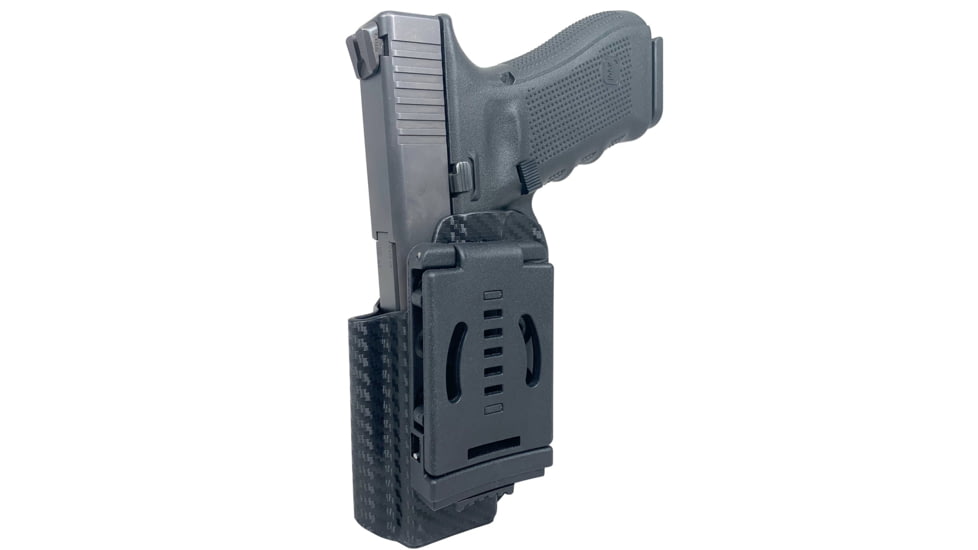 Black Scorpion Outdoor Gear Glock 17, 19, 22, 44, 45 Pro IDPA Competition Holster, Left Hand, Carbon Fiber, HC03-IDPA-GL17CFLH