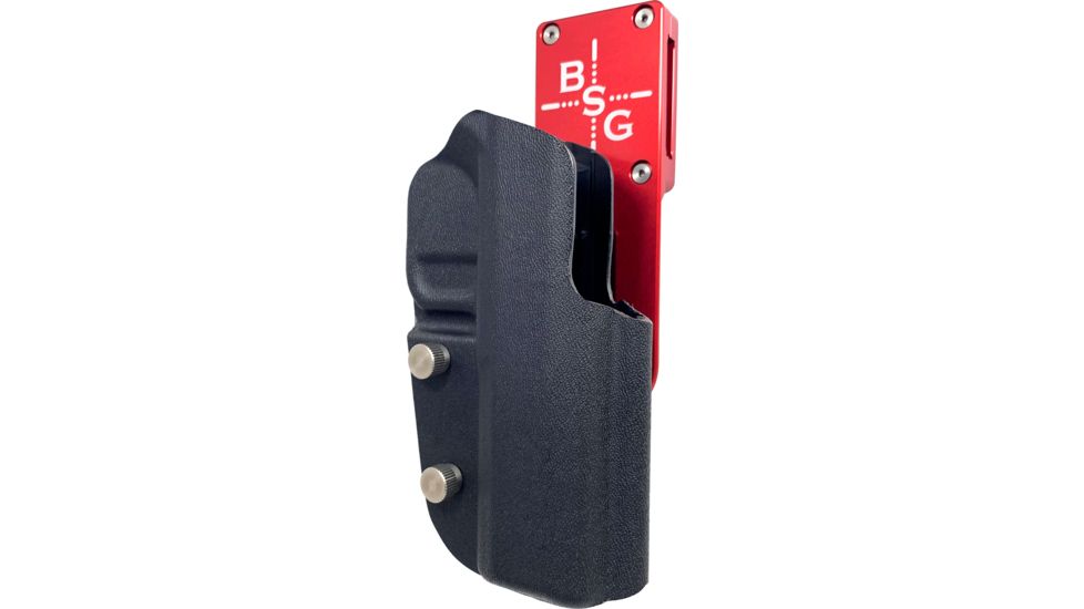 Black Scorpion Outdoor Gear Pro Heavy Duty Competition Kydex OWB Holster, Sig Sauer P322, Right Hand, Red Shell Black, HCD2-USPSA-P322-BKRH