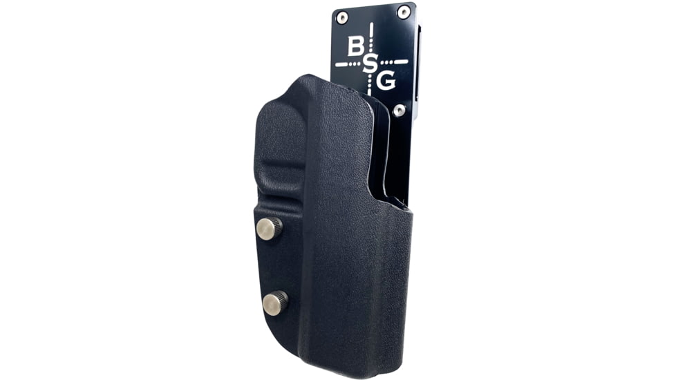 Black Scorpion Outdoor Gear Pro Heavy Duty Competition Holster, Right Hand, Smith &amp; Wesson M&amp;P/ M&amp;P M2.0, 4.25in Barrel, 1.5 - 1.75in Belts, Kydex/ 6066 Aluminum, Black/Black, HCD1-USPSABS-MP9BKRH