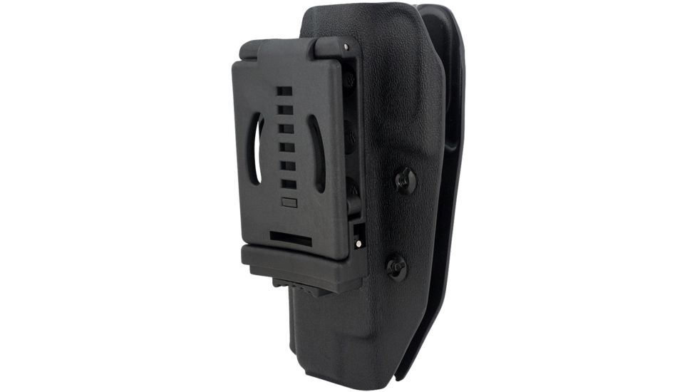 Black Scorpion Outdoor Gear Pro IDPA Competition Holster, Right Hand, GLOCK 17/ 19/ 19X/ 22/ 45, 4.02 - 4.49in Barrel, 1.5 - 1.75in Belts, Kydex, Black, HC03-IDPA-GL17BKRH