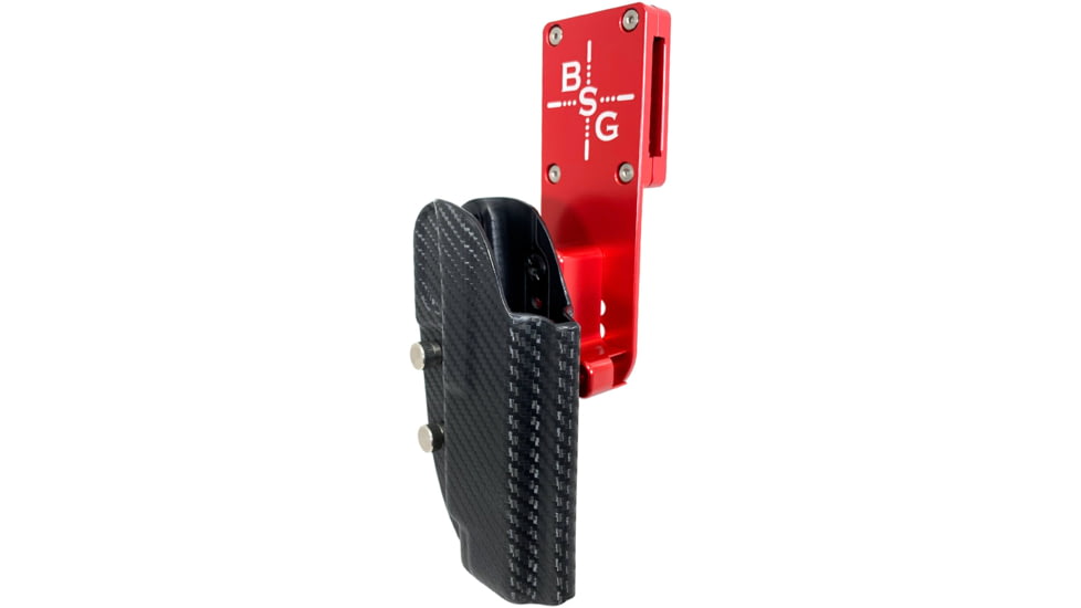 Black Scorpion Outdoor Gear Sig Sauer P320 X5, X5 Legion Pro Heavy Duty Competition Holster, Left Hand, Red Shell / Carbon Fiber, HCD2-USPSABS-P320X5CFLH