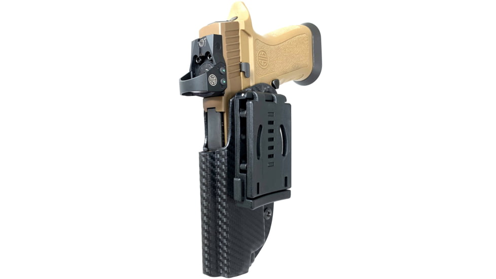 Black Scorpion Outdoor Gear Sig Sauer P320 X5, X5 Legion Pro IDPA Competition Holster, Left Hand, Carbon Fiber, HC03-IDPA-P320X5CFLH