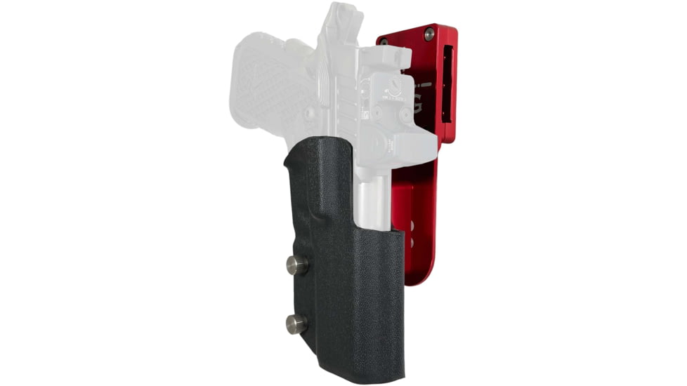 Black Scorpion Outdoor Gear Staccato C2 Pro Heavy Duty Competition Holster, Right, Red/Black, HCD2-USPSABS-STAC2BKRH