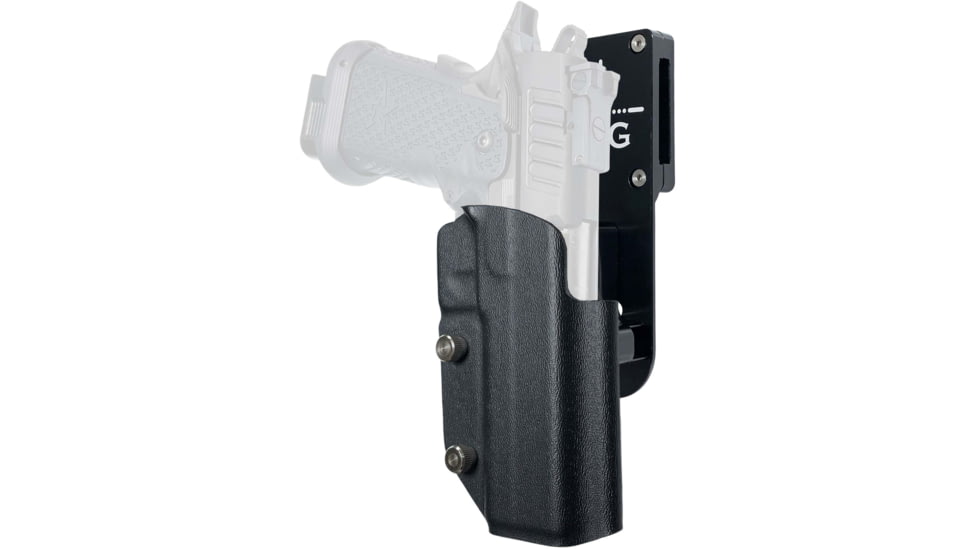 Black Scorpion Outdoor Gear Staccato P DUO Pro Heavy Duty Competition Holster, Right, Black/Black, HCD1-USPSABS-STACPBKRH