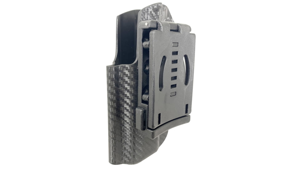 Black Scorpion Outdoor Gear Walther Q5 Match Polyframe Pro IDPA Competition Holster, Left Hand, Carbon Fiber, HC03-IDPA-WALTHERQ5CFLH