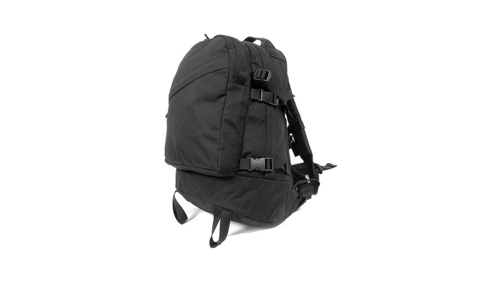 BlackHawk 3-Day Assault Back Pack w/Silent Buckle, Black, Size 131 