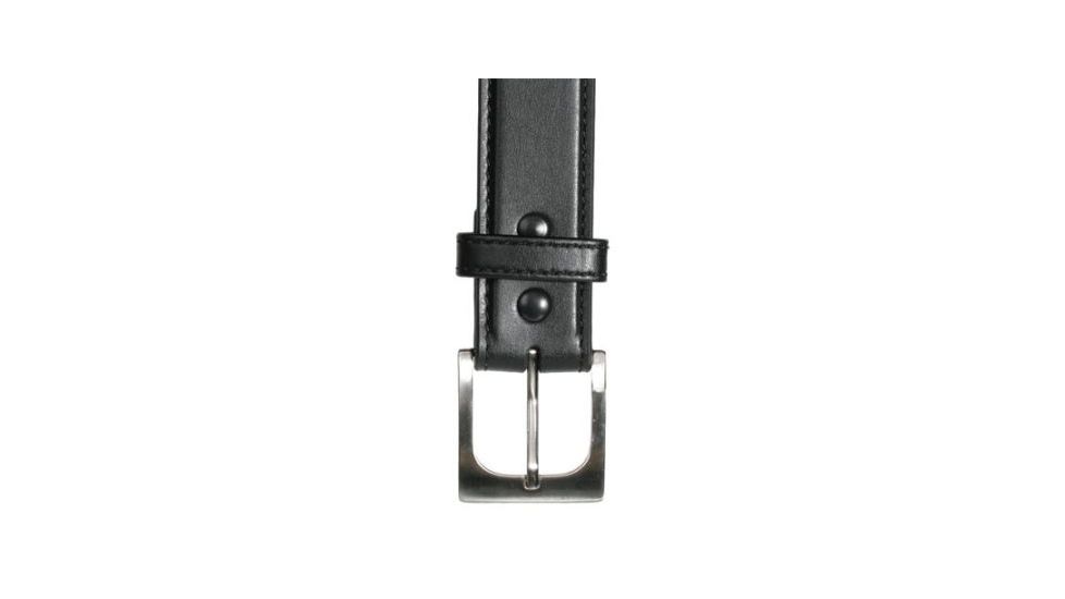 BlackHawk 4113 CQC Pistol Belt, Black, 28in waist, Carbon Fiber Finish, Brushed Nickel Buckle 411328CBK