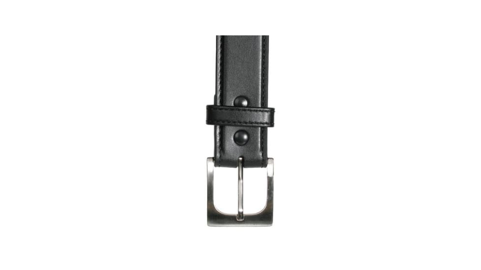 BlackHawk 4113 CQC Pistol Belt, Black, 46in waist, Carbon Fiber Finish, Brushed Nickel Buckle 411346CBK